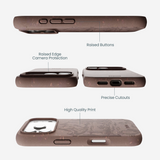 Chocolate Brown Desert Run iPhone 17 Pro Case