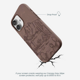 Chocolate Brown Desert Run iPhone 17 Case