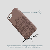 Chocolate Brown Desert Run iPhone 6/6s/7/8/SE Case