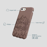 Chocolate Brown Desert Run iPhone 6/6s/7/8/SE Case