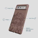 Chocolate Brown Desert Run Google Pixel 6a Case