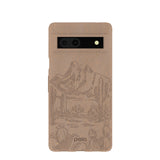 Chocolate Brown Desert Run Google Pixel 7a Case