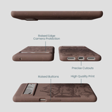 Chocolate Brown Desert Run Google Pixel 7 Pro Case