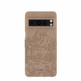 Chocolate Brown Desert Run Google Pixel 8 Pro Case