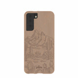 Chocolate Brown Desert Run Samsung Galaxy S21 Case
