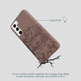 Chocolate Brown Desert Run Samsung Galaxy S21 Case