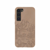 Chocolate Brown Desert Run Samsung Galaxy S23+(Plus) Case