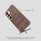 Chocolate Brown Desert Run Samsung Galaxy S23 Case