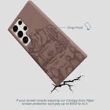 Chocolate Brown Desert Run Samsung Galaxy S24 Ultra Case