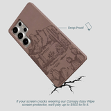 Chocolate Brown Desert Run Samsung Galaxy S25 Ultra Case