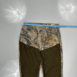 Wrangler Camo Cargo Trousers - 36W 34L Green Cotton