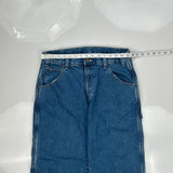 Dickies Carpenter Jeans - 31W 30L Blue Cotton