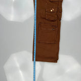 Unbranded Cargo Trousers - 24W 28L Brown Cotton