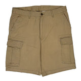 White Tab Levis Cargo Shorts - 36W 10L Beige Cotton