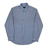 Ralph Lauren Checked Shirt - XL Blue Cotton