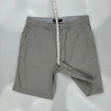 Tommy Hilfiger Chino Shorts - 34W 9L Gray Cotton