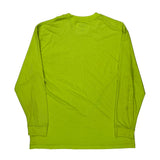 Dickies Long Sleeve T-Shirt - XL Yellow Polyester Blend