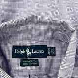 Ralph Lauren Checked Shirt - Medium Purple Cotton