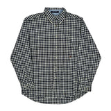 Tommy Hilfiger Checked Shirt - Large Black & White Cotton