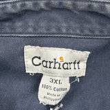 City Of Ashland Water Quality Carhartt Denim Shirt - 3XL Blue Cotton