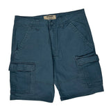 Wrangler Cargo Shorts - 36W 9L Blue Cotton