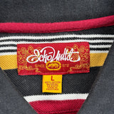 Ecko Unltd Striped Polo Shirt - Large Multicoloured Cotton