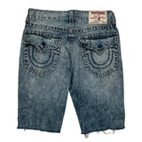 True Religion Denim Shorts - 34W 11L Light Wash Denim