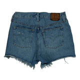 Levis Denim Shorts - 29W UK 10 Light Wash Denim