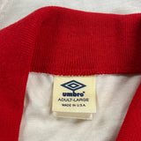 Bridgeview Indoor Soccer Umbro Football Shirt - Large Red Polyester