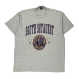 Fruit Of The Loom Single Stitch T-Shirt - XL Grey Cotton Blend