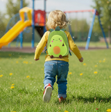 Anypack 3D Yellow Avocado Kids School Backpack Cute Cartoon Animal Style Children Toddler Plush Bag Perfect Accessories For Boys and Girls