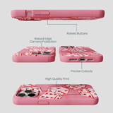 Bubblegum Pink Dicey Cherries iPhone 15 Pro Max Case
