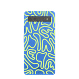 Electric Blue Dizzy Dreams Google Pixel 6a Case