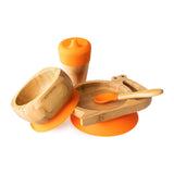 Bamboo Snail Plate Weaning Gift Set