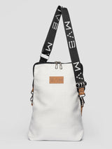 Double-Sided Crossbody Flop Bag soft natural