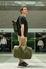 Xcape Vegan Leather Duffle Bag green