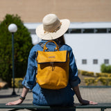 Trio Vegan Backpack Yellow