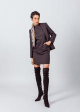 Luxe Wool Mini Dress – Elegant Women’s Winter Dress