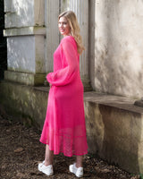 Aphrodite Hot Pink Holiday Resort Midi Dress