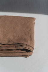 Linen sheets set in Rosy Brown