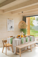 Linen tablecloth in Cream