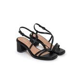 Cassia Vegan Block Heel Strappy Sandal