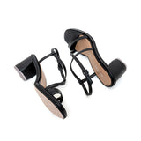 Cassia Vegan Block Heel Strappy Sandal
