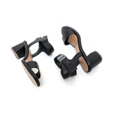 Cora Vegan Block Heel Square Toe Sandals - LAST PAIR