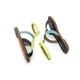 Darya Vegan Flat Gladiator Square Toe Sandals