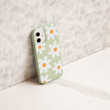 Sage Green Daisy Samsung Galaxy S21 Case