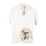 Vintage white Unbranded T-Shirt - mens medium