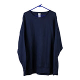 Vintage navy Gildan Sweatshirt - mens xxx-large