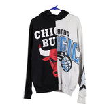 Vintage black & white Bershka Hoodie - mens small