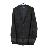 Vintage grey Unbranded Cardigan - mens xxx-large